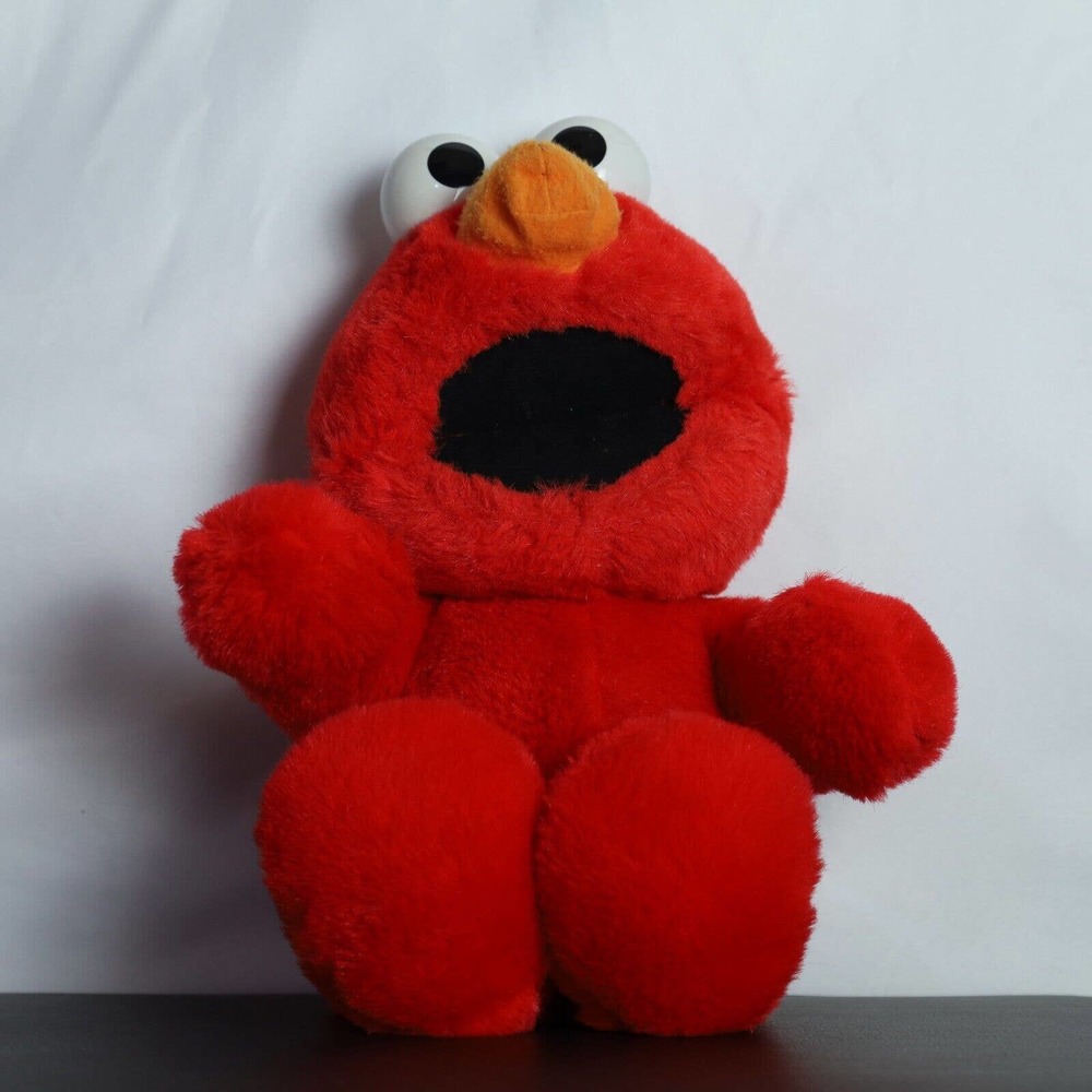 Vintage Tyco Tickle Me Elmo Laughing Plush Sesame Street 1995 Tested Works